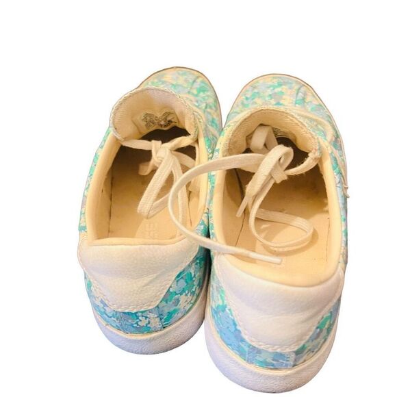 Converse Breakpoint Low Floral blue & white women’s size 8 - Picture 5 of 12